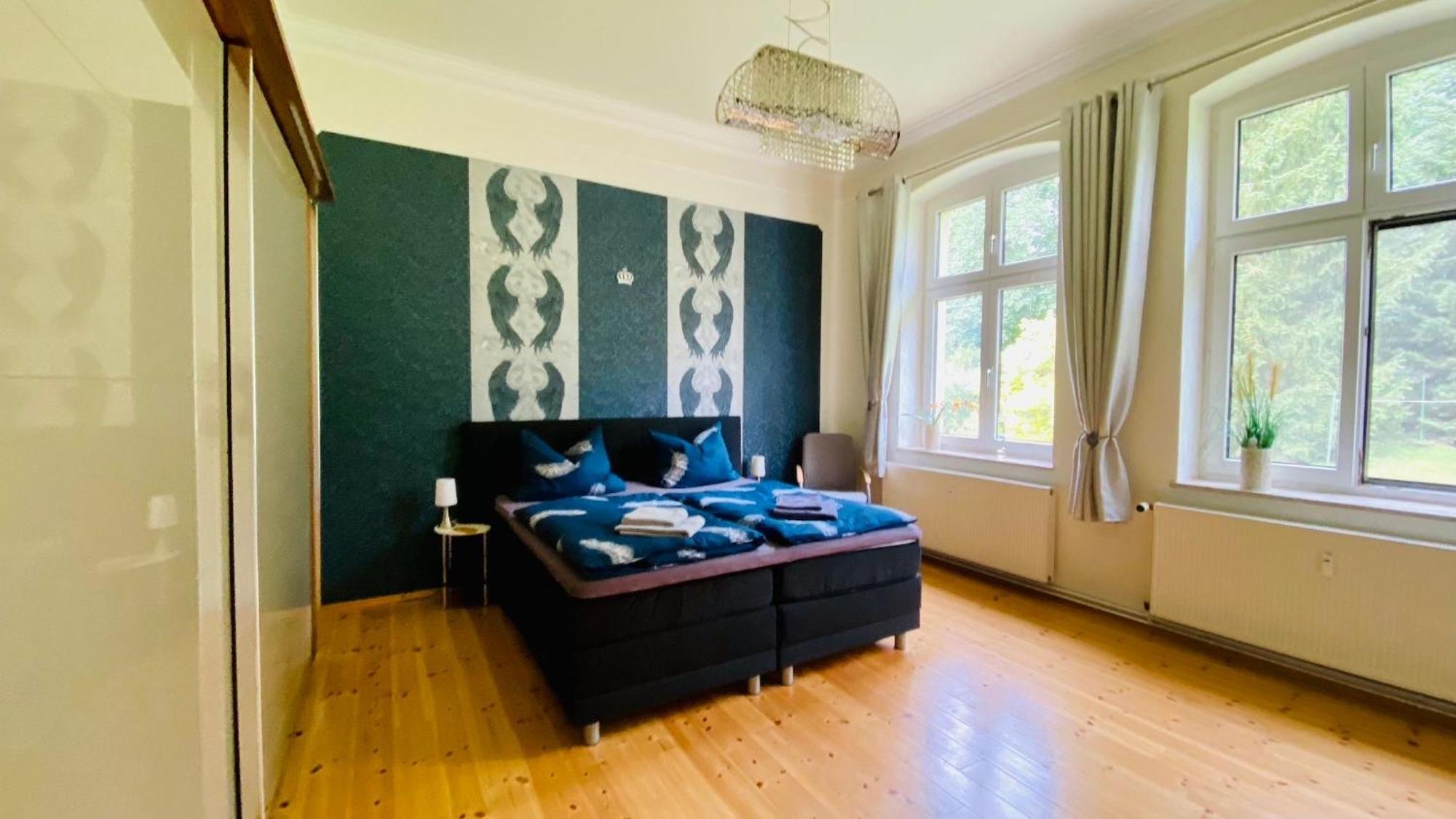 Ferienwohnung Villa Am Haussee Feldberger Seenlandschaft ภายนอก รูปภาพ